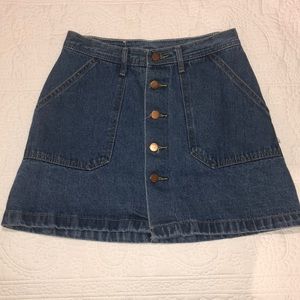 Denim skirt
